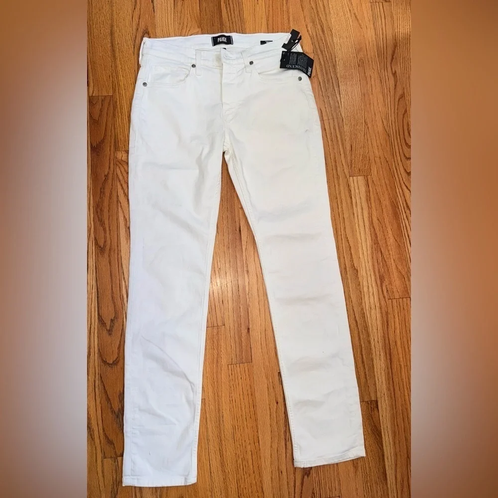 PAIGE Men’s Transcend Lennox Straight Slim  Fit Jeans size 31 in Icecap NWT